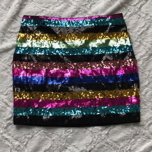 Express Sequin Skirt